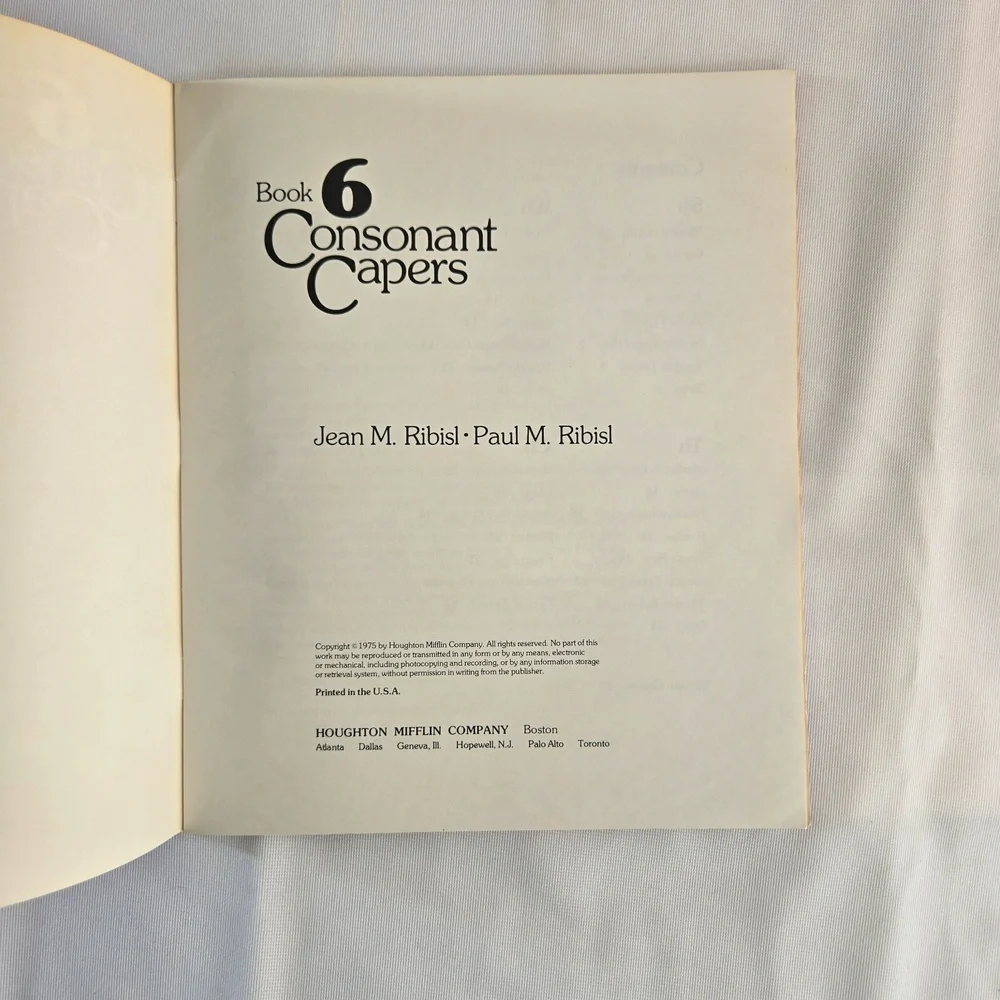 Houghton Mifflin this book